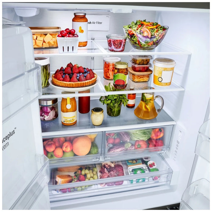 LG LF24Z6330S French Door Refrigerator, 36 inch Width, 23.7 cu. ft. Capacity, Counter Depth, Water Dispenser, Ice Dispenser