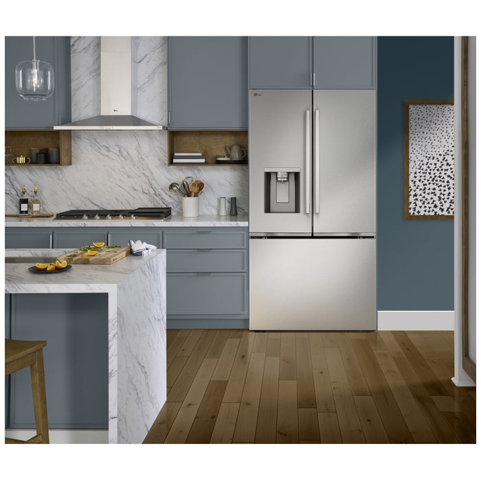 LG LF24Z6330S French Door Refrigerator, 36 inch Width, 23.7 cu. ft. Capacity, Counter Depth, Water Dispenser, Ice Dispenser
