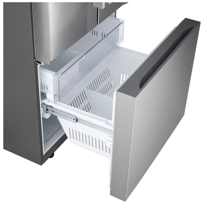 LG LF25H6200S French Door Refrigerator, 33 inch Width, 25.1 cu. ft. Capacity, Ice Dispenser (Freezer Located), ENERGY STAR Certified, Stainless Steel colour