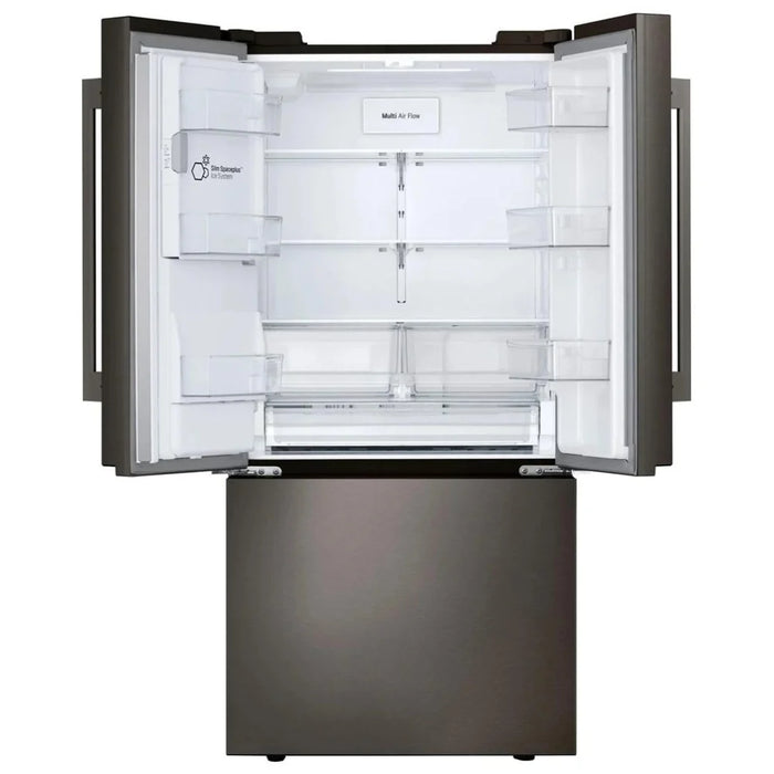 LG LF25H6330D French Door Refrigerator, 33 inch Width, 24.5 cu. ft. Capacity, Water Dispenser (Exterior), Ice Dispenser (Thru Door), ENERGY STAR Certified, Black Stainless Steel colour, PrintProof™ Finish, SmartDiagnosis™