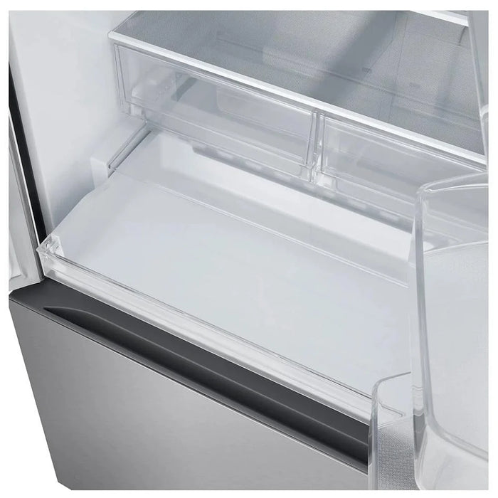 LG LF25H6330S French Door Refrigerator, 33 inch Width, 25 cu. ft. Capacity, Water Dispenser (Exterior), Ice Dispenser (Thru Door), ENERGY STAR Certified, Stainless Steel colour, SmartDiagnosis™, Standard-Depth MAX™, ThinQ® Technology