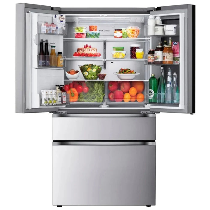 LG LF29S8365S French Door Refrigerator, 36 inch Width, 28.6 cu. ft. Capacity, Water Dispenser (Exterior), Ice Dispenser (Thru Door), ENERGY STAR Certified, Stainless Steel colour