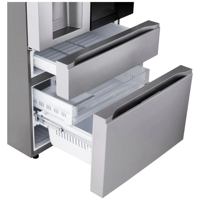 LG LF29S8365S French Door Refrigerator, 36 inch Width, 28.6 cu. ft. Capacity, Water Dispenser (Exterior), Ice Dispenser (Thru Door), ENERGY STAR Certified, Stainless Steel colour