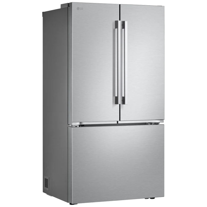 LG LF32BSH42S French Door Refrigerator, 36 inch Width, 32 cu. ft. Capacity, Water Dispenser (Interior), Ice Dispenser (Thru Door), ENERGY STAR Certified, Stainless Steel colour