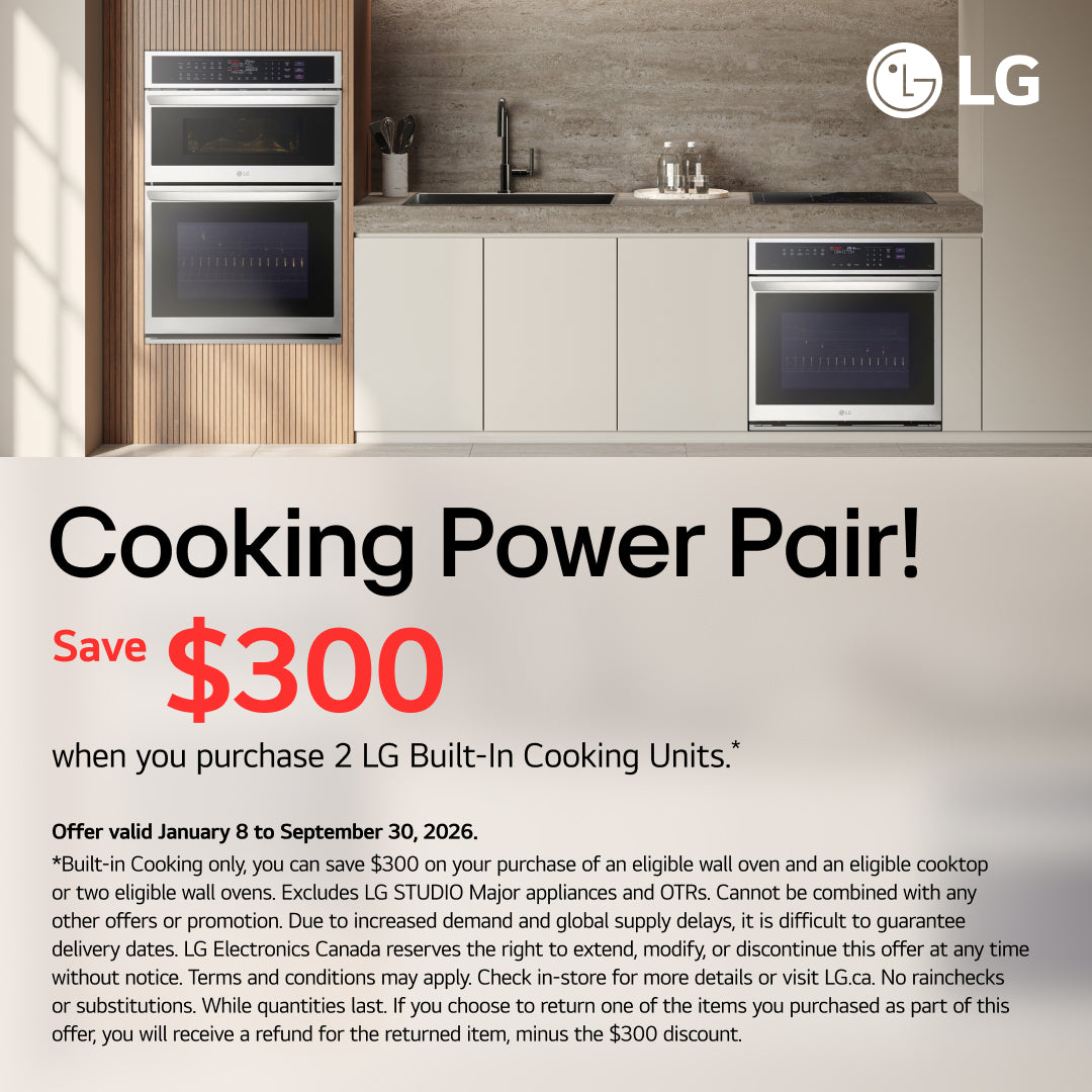 LG Built in Cooking Save
