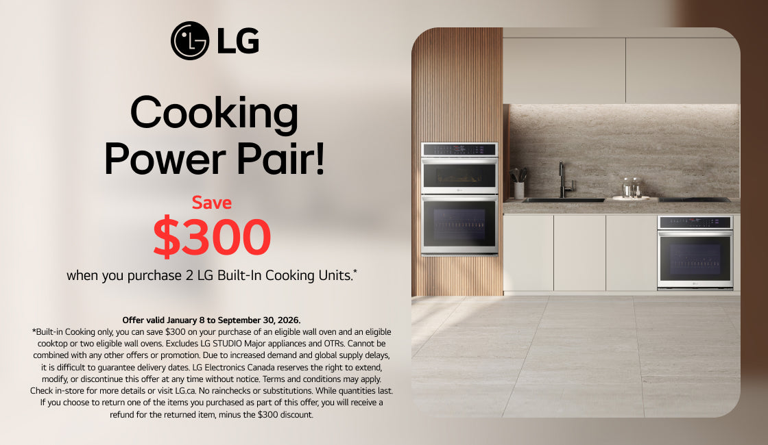 LG Built in Cooking Save