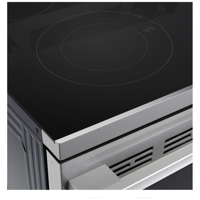 LG LREN6321YE Electric Range, 6.3 cu. ft. Capacity, 30 inch Exterior Width, Convection, 4 Burners, Storage Drawer, Air Fry, Manual Clean