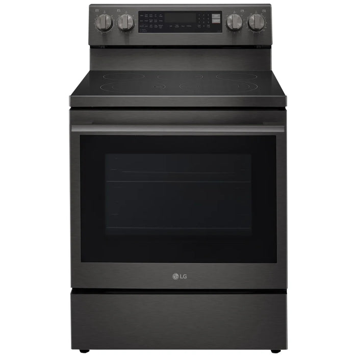 LG LREN6325ZE Electric Range, 6.3 cu. ft. Capacity, 30 inch Exterior Width, Convection, 5 Burners, Storage Drawer, Air Fry, Self Clean,