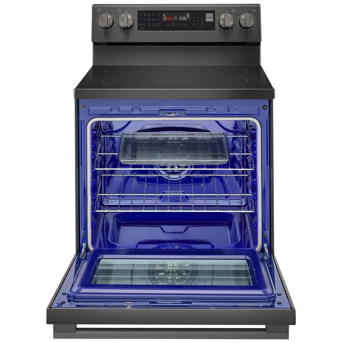 LG LREN6325ZE Electric Range, 6.3 cu. ft. Capacity, 30 inch Exterior Width, Convection, 5 Burners, Storage Drawer, Air Fry, Self Clean,