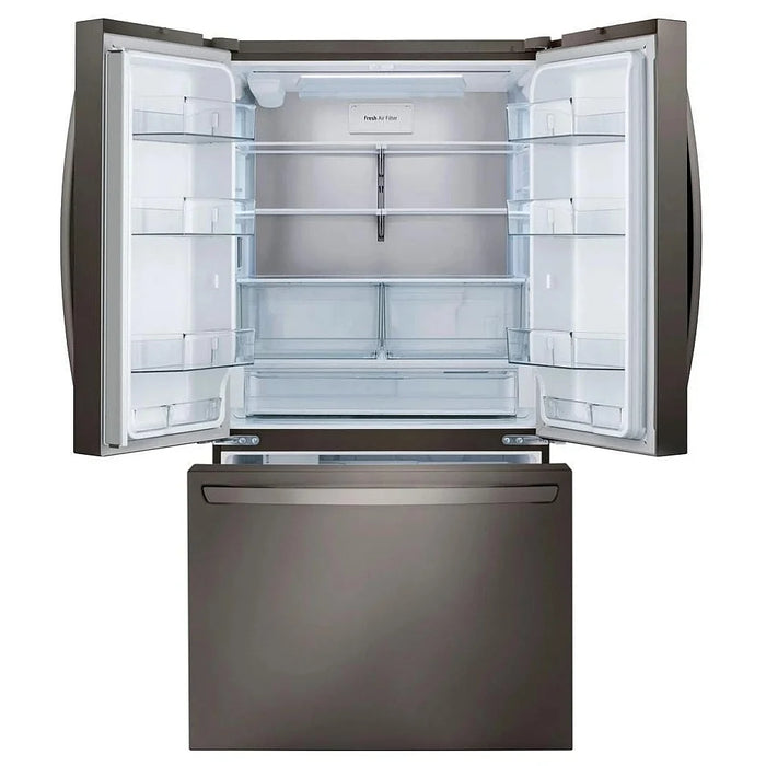 LG LRFLC2706D French Door Refrigerator, 36 inch Width, 26.5 cu. ft. Capacity, Counter Depth, Water Dispenser (Interior), Ice Dispenser (Freezer Located), ENERGY STAR Certified