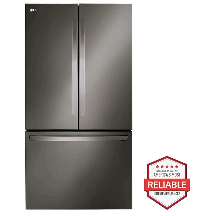 LG LRFLC2706D French Door Refrigerator, 36 inch Width, 26.5 cu. ft. Capacity, Counter Depth, Water Dispenser (Interior), Ice Dispenser (Freezer Located), ENERGY STAR Certified