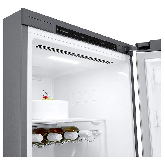 LG LRONC1404V All Column Refrigerator, 24 inch Width, 14 cu. ft. Capacity, ENERGY STAR Certified, Counter Depth, Platinum Silver colour, DoorCooling+, Multi-Air Flow