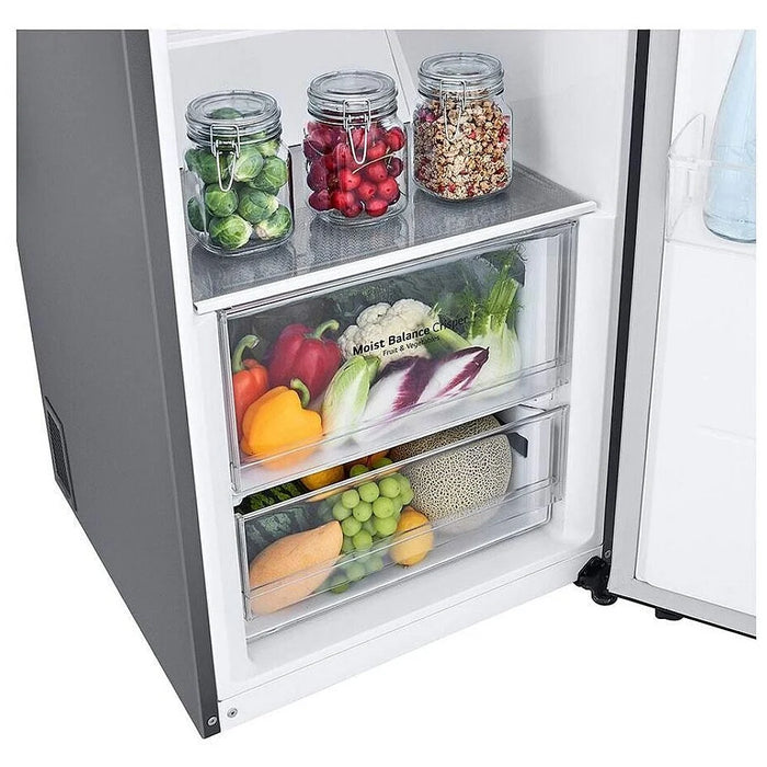 LG LRONC1404V All Column Refrigerator, 24 inch Width, 14 cu. ft. Capacity, ENERGY STAR Certified, Counter Depth, Platinum Silver colour, DoorCooling+, Multi-Air Flow