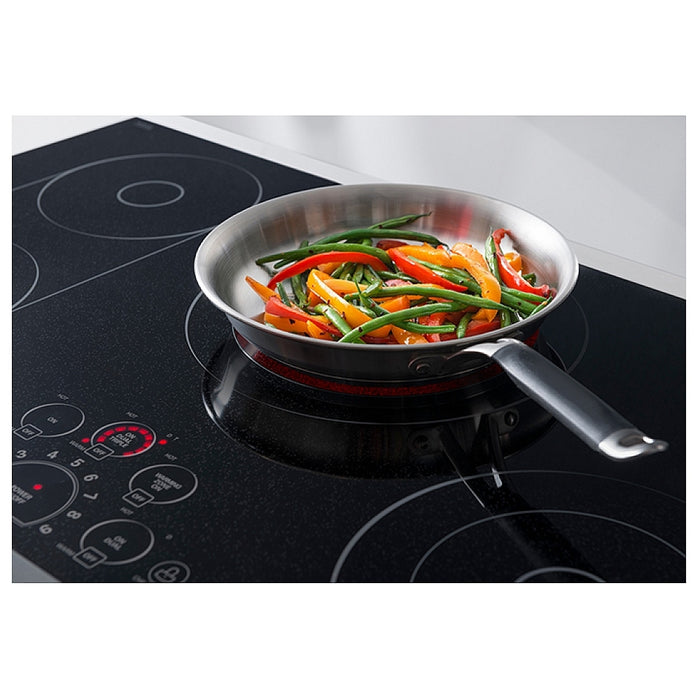 LG Studio LSCE305ST Electric Cooktop, 30 inch Exterior Width, 5 Burners, 3,000 W Highest Element, Stainless Steel colour