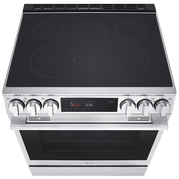 LG LSEL6335XE Electric Range, 6.3 cu. ft. Capacity, 30 inch