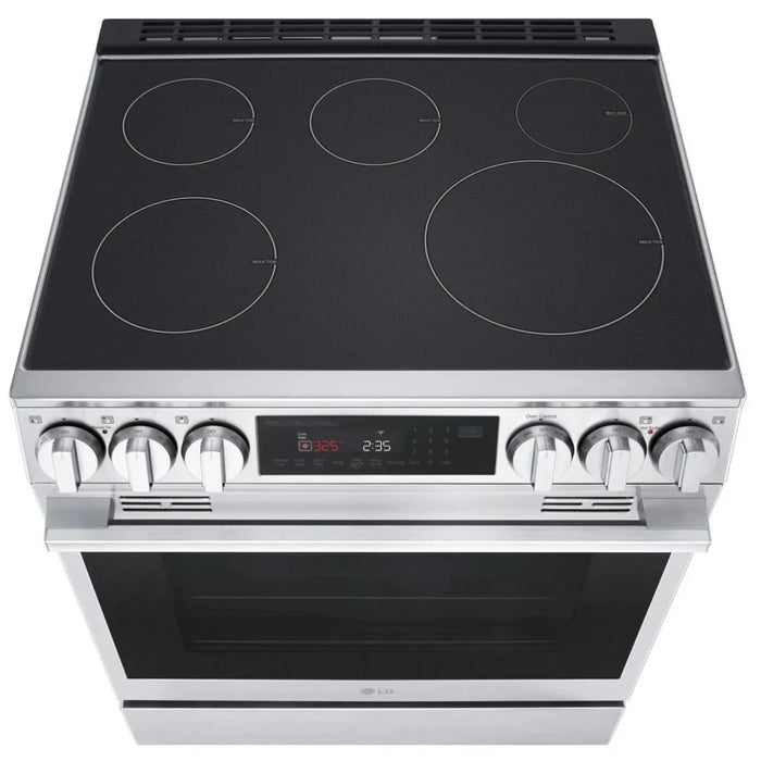 LSIL6336XE LG Induction Range, 6.3 cu. ft. Capacity, 30 inch