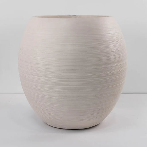 Clay Barolo Extra-large Planter, 21.4 inches in clay color.