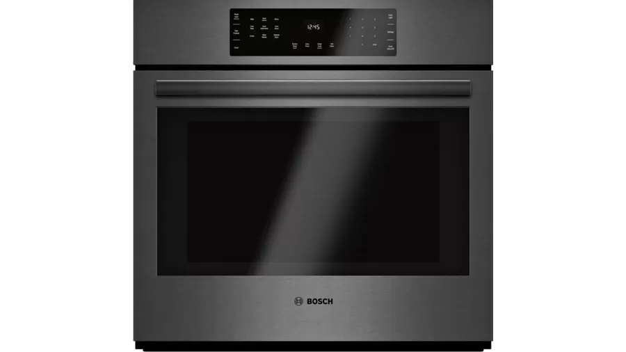 Bosch 800 Series Single Wall Oven 30'' Black Stainless Steel HBL8443UC