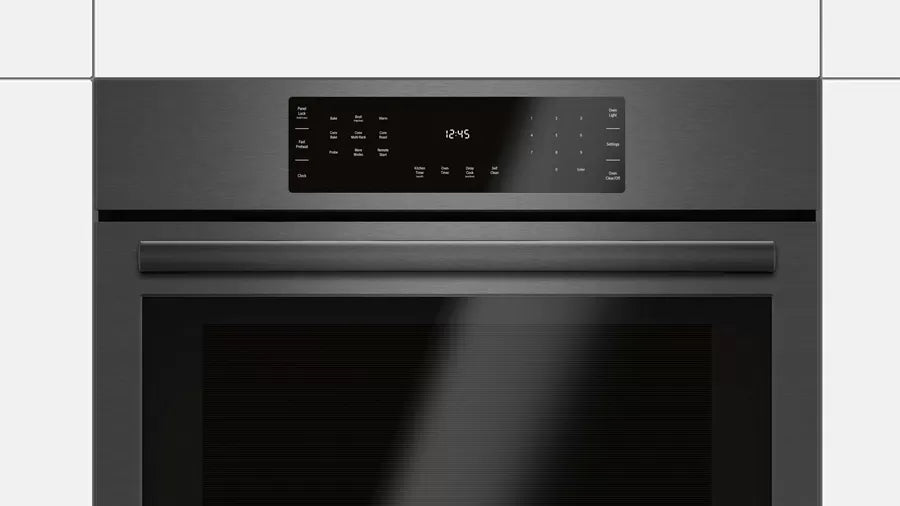 Bosch 800 Series Single Wall Oven 30'' Black Stainless Steel HBL8443UC