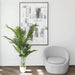 Areca Palm Tree - NAL22-3648-1: Indoor artificial palm tree with lush green leaves in a decorative pot.