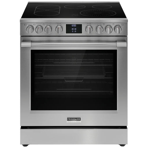 Frigidaire Professional PCFE308CAF Electric Range, 30 inch Exterior Width, Self Clean, Convection, 5 Burners, 6.2 cu. ft. Capacity, Air Fry, 1 Ovens, Stainless Steel colour