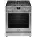 Frigidaire Professional PCFG3080AF Gas Range, 30 inch Exterior Width, Self Clean, Convection, 6 Burners, 6.0 cu. ft. Capacity, Air Fry, 1 Ovens, Stainless Steel colour Air Sous Vide, Telescopic Gliding Extension Rack, Temperature Probe, Griddle, True European Convection
