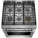 Frigidaire Professional PCFG3080AF Gas Range, 30 inch Exterior Width, Self Clean, Convection, 6 Burners, 6.0 cu. ft. Capacity, Air Fry, 1 Ovens, Stainless Steel colour Air Sous Vide, Telescopic Gliding Extension Rack, Temperature Probe, Griddle, True European Convection
