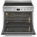 Frigidaire Professional PCFI3670AF Induction Range, 36 inch Exterior Width, Convection, 5 Burners, 4.4 cu. ft. Capacity, 1 Ovens, Stainless Steel colour Soft Close Door, Telescopic Gliding Extension Rack, Temperature Probe