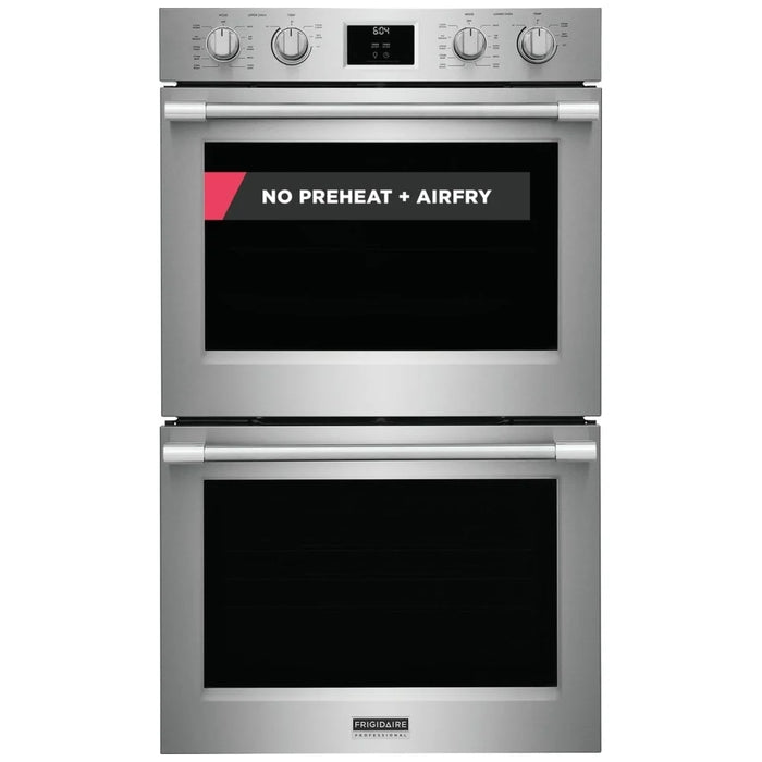 Frigidaire Professional PCWD3080AF Double Wall Oven, 30 inch Exterior Width, Both Ovens Convection, Self Clean, 5.3 cu. ft. Capacity, Temperature Probe, Stainless Steel