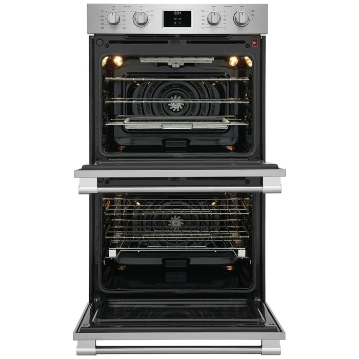 Frigidaire Professional PCWD3080AF Double Wall Oven, 30 inch Exterior Width, Both Ovens Convection, Self Clean, 5.3 cu. ft. Capacity, Temperature Probe, Stainless Steel