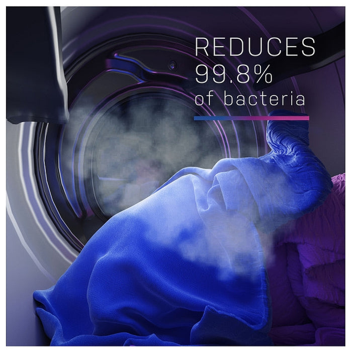 GE Profile PFD87ESMVRS Electric Dryer, 7.8 cu. ft. Dryer Capacity, Steam Clean, 5 Temperature Settings, Stackable, Steel Drum, Wifi Enabled, Sapphire Blue colour