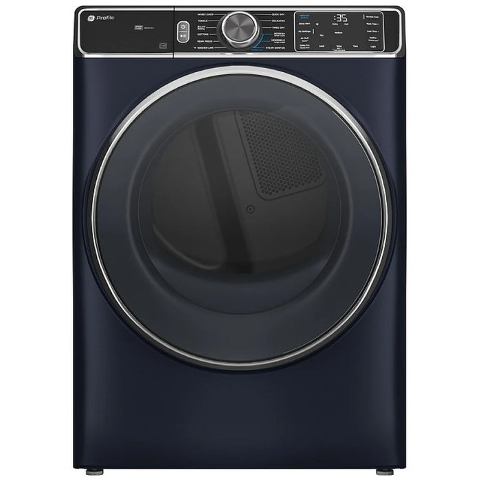 GE Profile PFD87ESMVRS Electric Dryer, 7.8 cu. ft. Dryer Capacity, Steam Clean, 5 Temperature Settings, Stackable, Steel Drum, Wifi Enabled, Sapphire Blue colour
