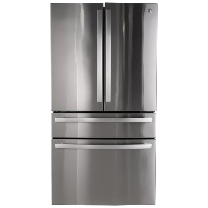 GE Profile PGE29BYTFS French Door Refrigerator, 36 inch Width, 28.7 cu. ft. Capacity, Water Dispenser (Interior), Ice Dispenser (Freezer Located), Stainless Steel colour