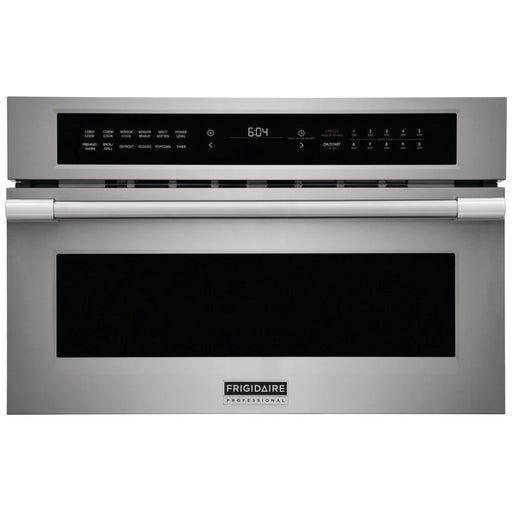 Frigidaire Professional PMBD3080AF Built In Microwave, 1.6 cu. ft. Capacity, 1000W Watts, Convection, Stainless Steel Interior, 30 inch Exterior Width, Stainless Steel