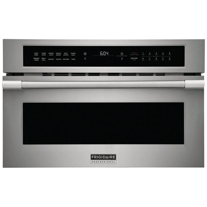 Frigidaire Professional PMBD3080AF Built In Microwave, 1.6 cu. ft. Capacity, 1000W Watts, Convection, Stainless Steel Interior, 30 inch Exterior Width, Stainless Steel