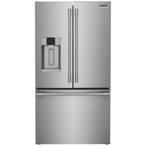 Frigidaire Professional French Door Refrigerator PRFC2383AF - Stainless steel refrigerator with French doors and modern design.