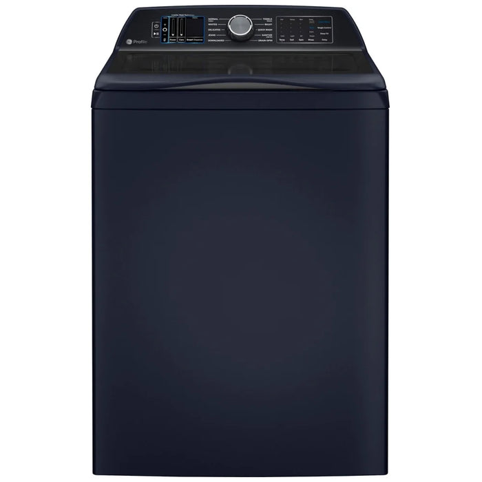GE Profile PTW800BPWRS Top Load Washer, ENERGY STAR Certified, 5.4 cu. ft. Washer Capacity, 10 Wash Cycles, 800 RPM Washer Spin Speed, Impeller, Wifi Enabled, Sapphire Blue colour