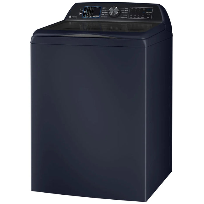 GE Profile PTW800BPWRS Top Load Washer, ENERGY STAR Certified, 5.4 cu. ft. Washer Capacity, 10 Wash Cycles, 800 RPM Washer Spin Speed, Impeller, Wifi Enabled, Sapphire Blue colour