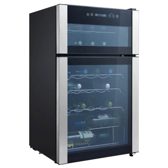 GE Profile PXR03FLMFSC Wine Cooler, 19 inch Width, 29 Wine Bottle Capacity, Stainless Steel colour Dual Zone