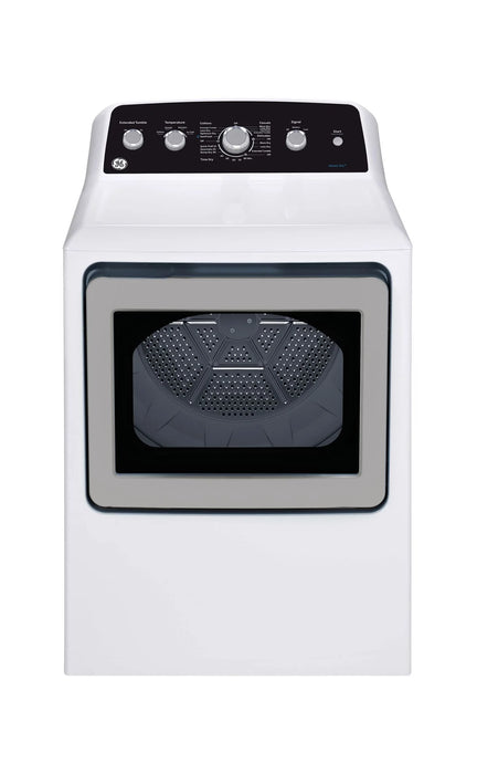 GE GTD49GBMRWS Gas Dryer, 7.2 cu. ft. Dryer Capacity, 4 Temperature Settings, Steel Drum, White colour