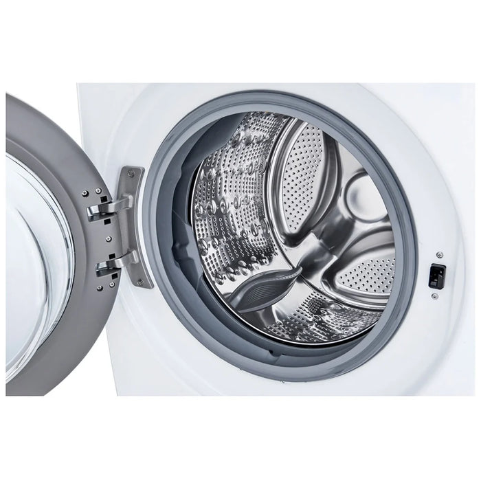 LG WM3600HWA Front Load Washer, ENERGY STAR Certified, 5.2 cu. ft. Washer Capacity, 10 Wash Cycles, 5 Temperature Settings, Steam Clean, 1300 RPM Washer Spin Speed, Wifi Enabled, White