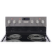 Marathon 24 inches Electric Range stainless steel finish, model MER241SS-1.