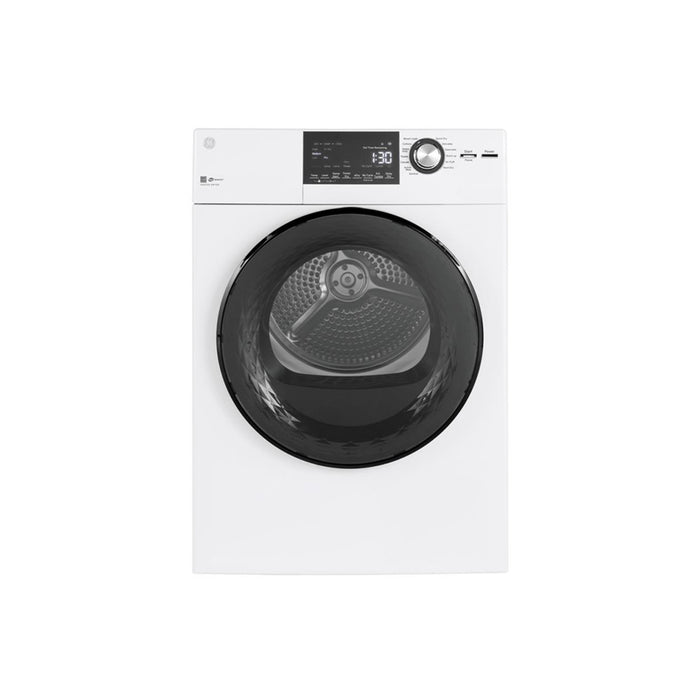 GE 4.1 Cu. Ft. Vented Electric Dryer With Stainless Steel Drum White - GFD14JSINWW