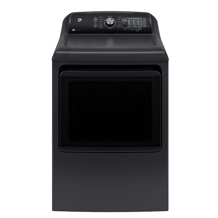 GE 7.4 Cu.ft. Top Load Electric Dryer With Sanifresh Cycle Diamond Grey - GTD69EBPTDG