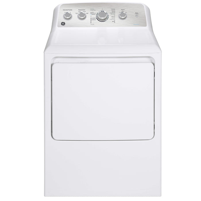 GE 7.2 Cu.ft. Top Load Gas Dryer With Sanifresh Cycle White - GTD45GBMRWS