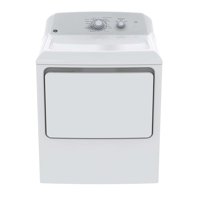 Image of GE® 6.2 Cu Ft. Capacity Duradrum Electric Dryer in White color model GTD32EBMPWW.