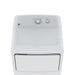 GE 6.2 Cu Ft. Capacity Duradrum Electric Dryer in White with model number GTD32EBMPWW.