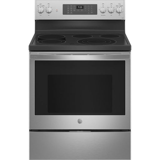 GE Profile 30 inches Free-standing Electric Convection Range with Air Fry - PB935YPFS, a versatile cooking appliance for modern kitchens.