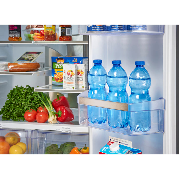 GE Profile 23.5 Cu. Ft. Energy Star French Door Refrigerator With Space Saving Icemaker White - PFE24HGLKWW