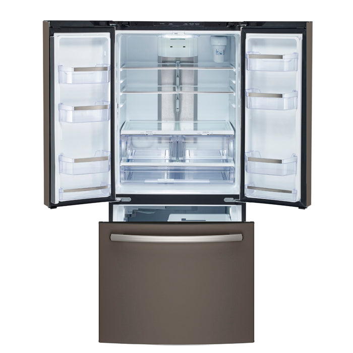 GE Profile 24.5 Cu. Ft. Energy Star French Door Refrigerator With Factory Installed Icemaker Slate - PNE25NMLKES